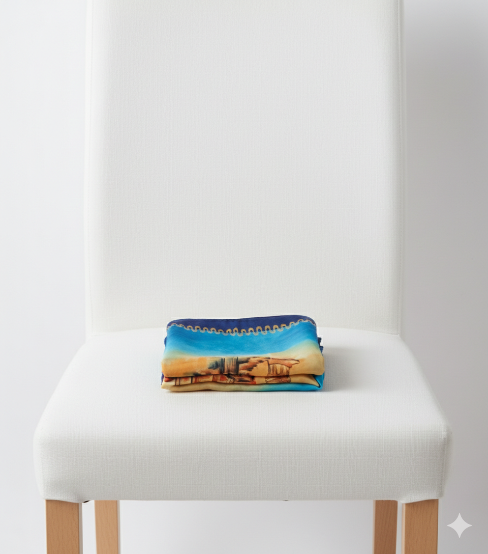 Sunset Tomb - Square Canvas